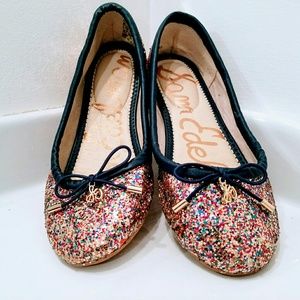 Sam Edelman Girls Glitter Flats